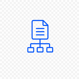 AI structures workflow icon