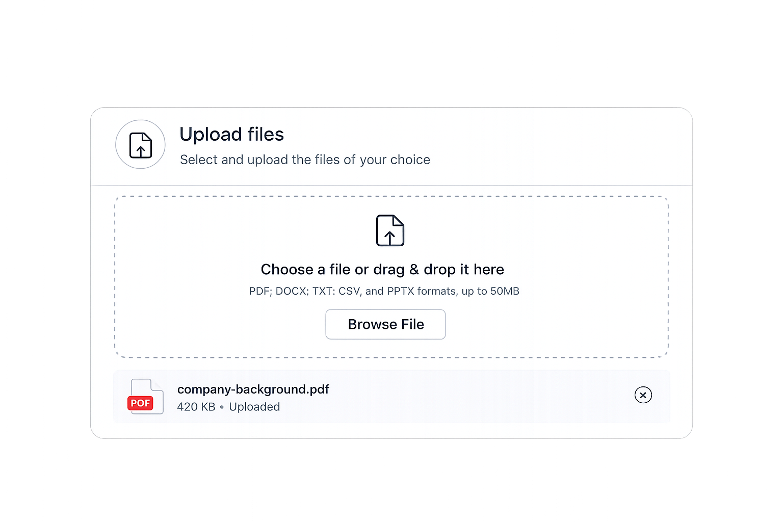 Agency and client knowledge base structure